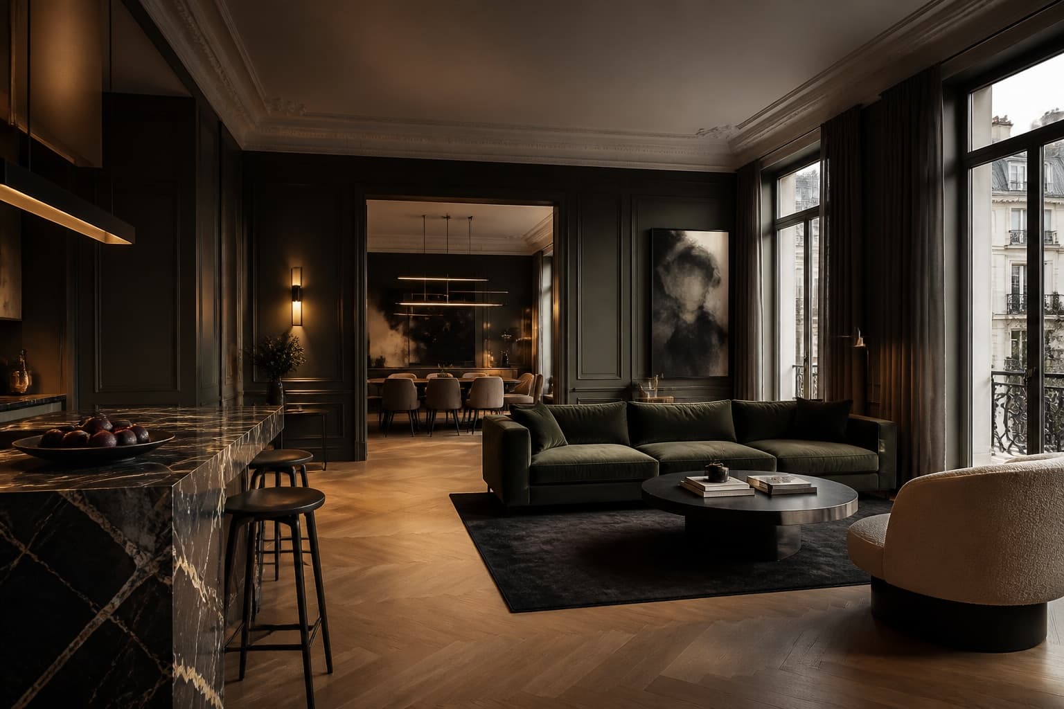 Intérieur premium réalisé par Nomahd Art