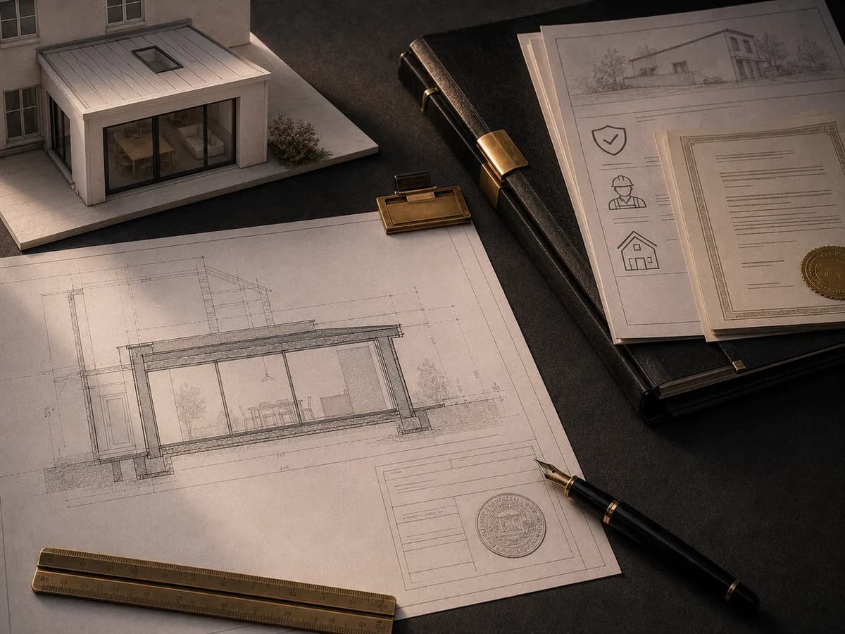 La signature d'un architecte, la logistique en moins