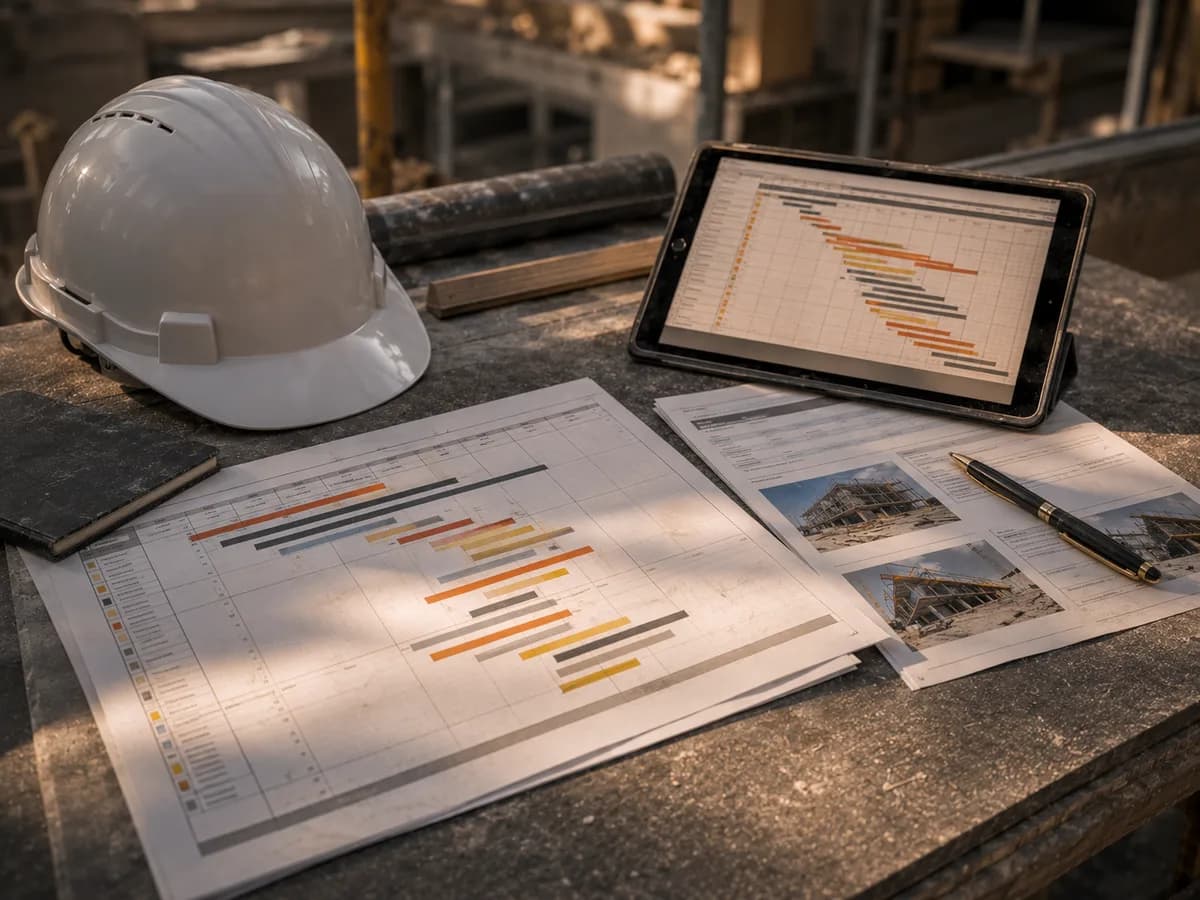 Un chantier tenu par quelqu'un dont c'est le métier