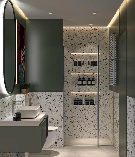 Студия в скандинавском стиле 52 м фото-5