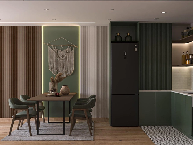 Студия в скандинавском стиле 52 м фото-8