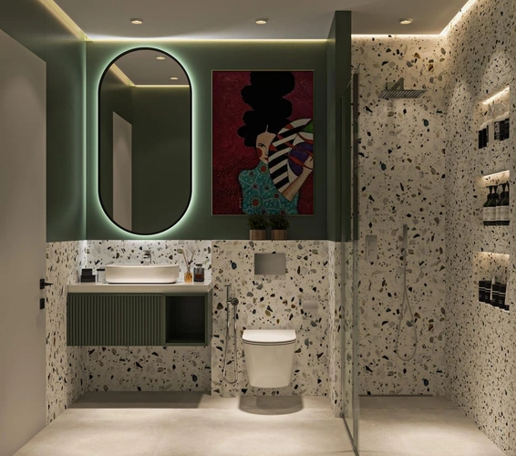 Студия в скандинавском стиле 52 м фото-4