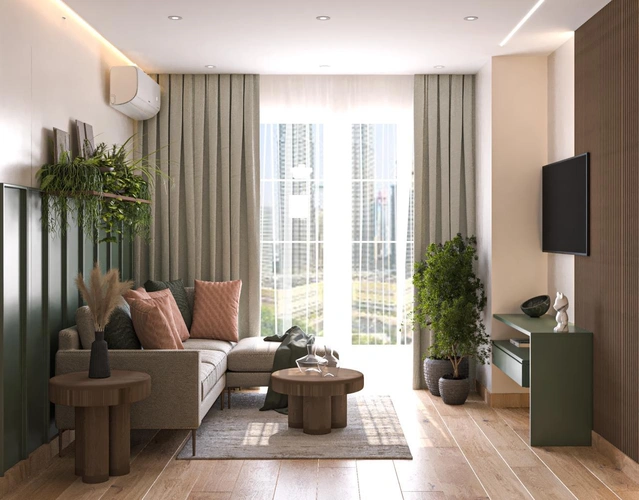 Студия в скандинавском стиле 52 м фото-3