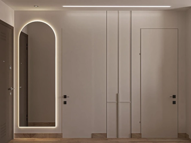 Студия в скандинавском стиле 52 м фото-7