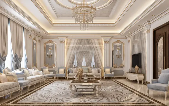 A Grand Majlis Inspired by Timeless Classical Luxury