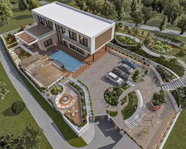 Luxury Resort-Style Landscape