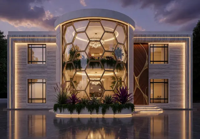 Villa Signature avec Façade en Verre